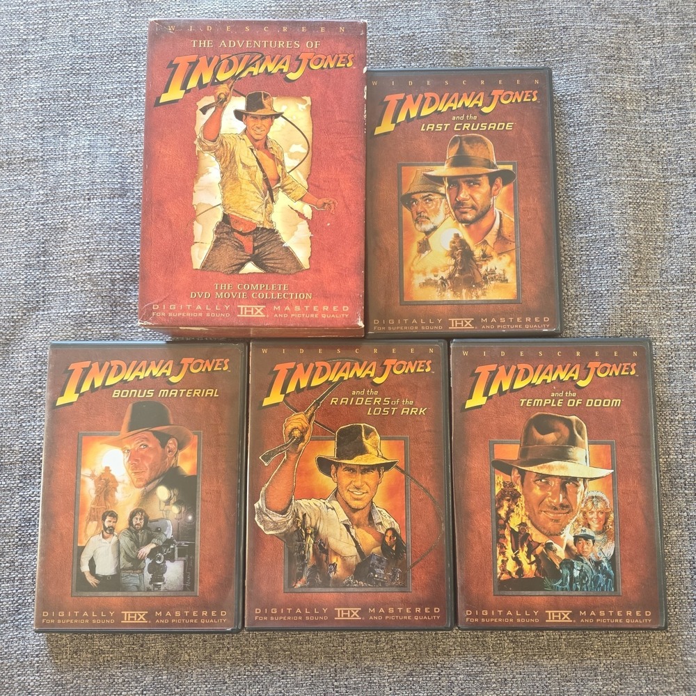 The Adventures‎ of Indiana Jones The Complete DVD Movie Collection